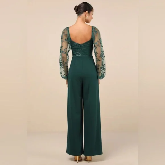 Dark green Lulus jumpsuit - Picture 2 of 8